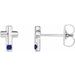 Accented Cross Earrings