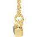 Accented Bezel-Set Necklace or Center