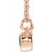 Accented Bezel-Set Necklace or Center
