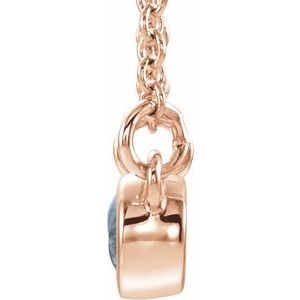 Accented Bezel-Set Necklace or Center