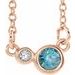 Accented Bezel-Set Necklace or Center