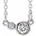 Accented Bezel-Set Necklace or Center