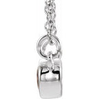 Accented Bezel-Set Necklace or Center