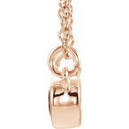 Accented Bezel-Set Necklace or Center