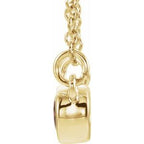 Accented Bezel-Set Necklace or Center