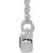 Accented Bezel-Set Necklace or Center