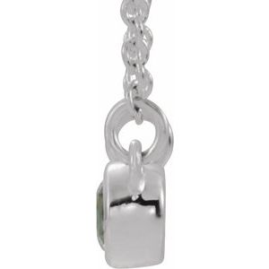 Accented Bezel-Set Necklace or Center