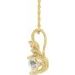 Accented Floral Necklace or Pendant