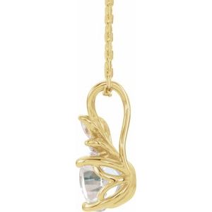 Accented Floral Necklace or Pendant