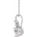 Accented Floral Necklace or Pendant
