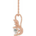 Accented Floral Necklace or Pendant