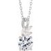 Accented Floral Necklace or Pendant