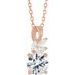 Accented Floral Necklace or Pendant