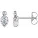 Bezel-Set Earrings