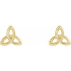 Celtic-Inspired Trinity Earrings