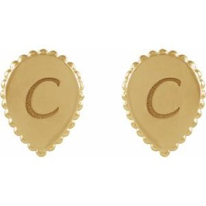 Engravable Beaded Earrings