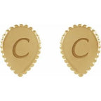 Engravable Beaded Earrings