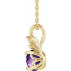 Accented Floral Necklace or Pendant