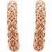 Sculptural J-Hoop Earrings
