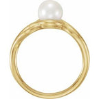 Pearl Freeform Ring