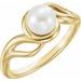 Pearl Freeform Ring