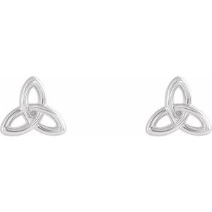 Celtic-Inspired Trinity Earrings