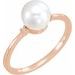 Accented Pearl Ring
