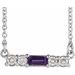 Accented Bar Necklace or Center