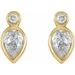 Bezel-Set Earrings