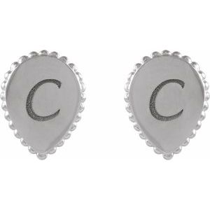 Engravable Beaded Earrings