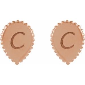 Engravable Beaded Earrings