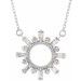 Accented Circle Necklace or Center