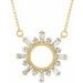 Accented Circle Necklace or Center