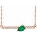 Accented Bar Necklace or Center