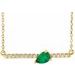 Accented Bar Necklace or Center