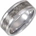 Beveled-Edge Carbon Fiber Inlay Comfort-Fit Band