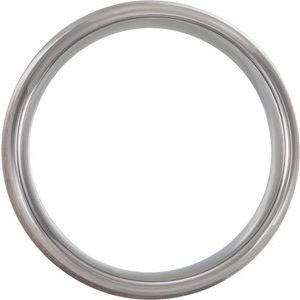 Rose Wood Inlay Comfort-Fit Band