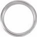 Beveled-Edge Imitation Meteorite Inlay Comfort-Fit Band
