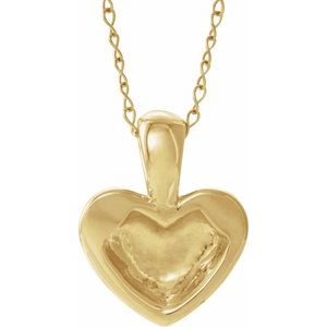 Youth Heart Necklace or Pendant