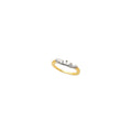 V-Prong Baguette Accented Engagement Ring or Band