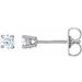 Round 4-Prong Lightweight Stud Earrings