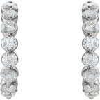 Accented Hoop Earrings