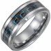 Beveled-Edge Carbon Fiber Inlay Comfort-Fit Band