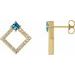 Accented Geometric Earrings