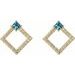 Accented Geometric Earrings