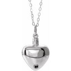 Heart Ash Holder Necklace or Pendant