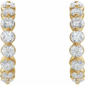 Accented Hoop Earrings