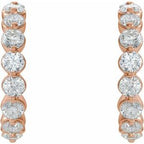 Accented Hoop Earrings