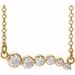 Graduated Curved Bar Necklace or Center