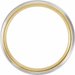 Milgrain Stepped-Edge Comfort-Fit Half Round Band
